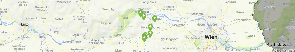 Map view for Pharmacies emergency services nearby Statzendorf (Municipality, Niederösterreich) (117)